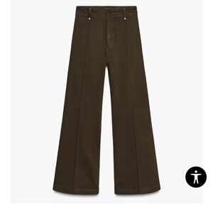 Zara High Rise Women Jeans - Dark Brown